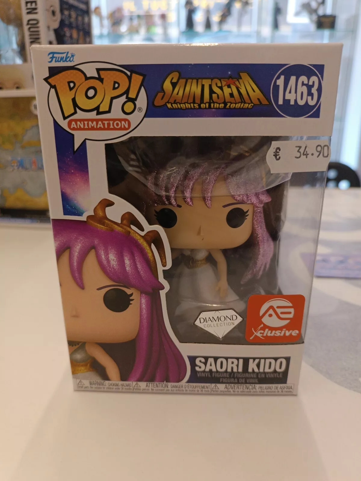 Saori Kido Saint Seiya Knights Of The Zodiaco Funko Pop!Animation Diamond